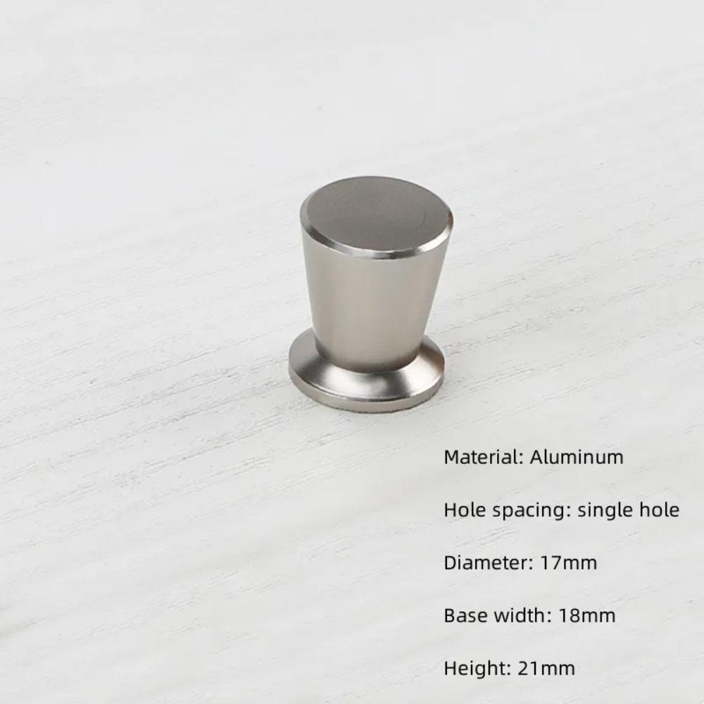 Silver Furniture Handle Single Hole Furniture Knobs Small Door Handle Cabinet Pulls  Wardrobe