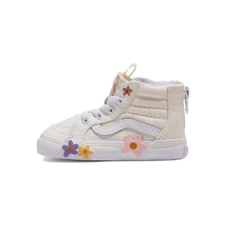 Vans Sk8-Hi High-Top Walker Shoes Baby Shoes White VN000CPUC9F