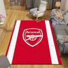 Arsenal Flannel Printed Carpet, Home Sofa Decoration for Living Room & Bedroom, Non‑Slip Play Flannel Floor Mat for Game Room
