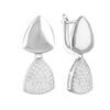 Silver Earrings with Cubic Zirkonia (2096542)