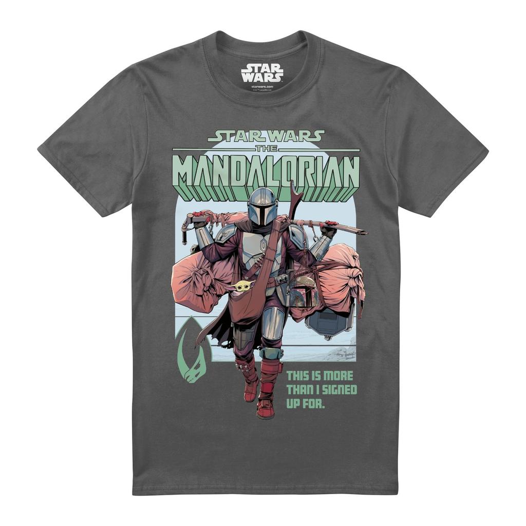 Мужская футболка Star Wars Мандалорец Зарегистрирован для Top Tee S-2XL Официальная