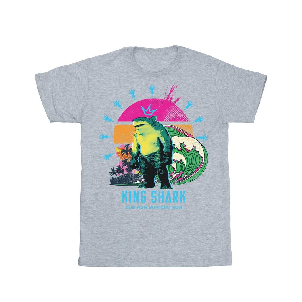 DC Comics Womens/Ladies The Suicide Squad King Shark Cotton Boyfriend T-Shirt