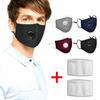 Anti-Dust Covers Anti-Pollution PM2.5 Face Covers with Breathing Valves for Women Men