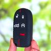 Силиконовый чехол для автомобильного ключа для Dodge Ram Charger Journey Durango Jeep Grand Cherokee Chrysler Keyless Fob Shell Holder