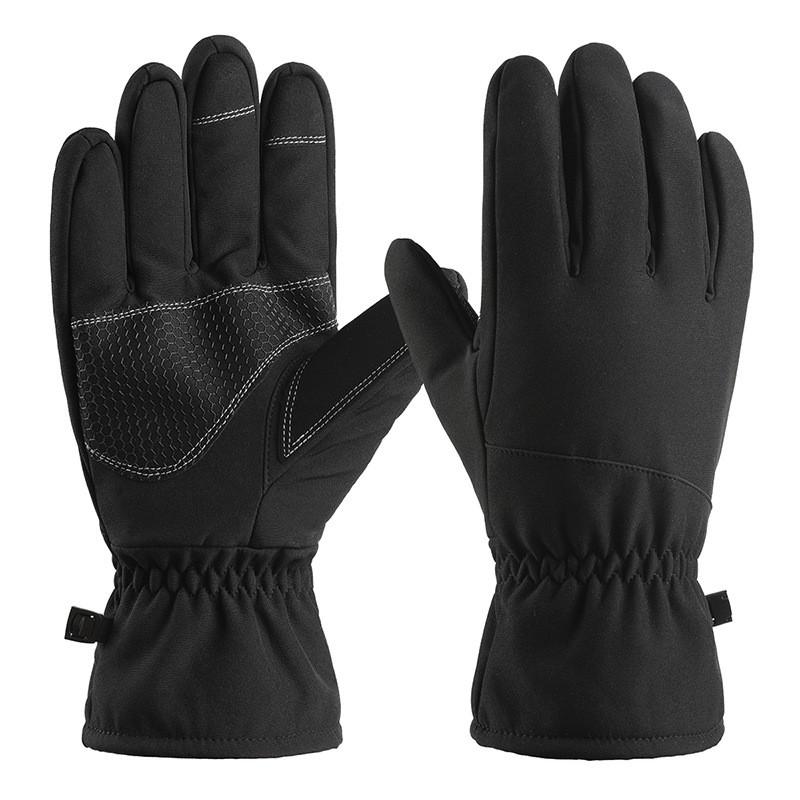Winter Ski Gloves Men Women Warm Fleece Lined Waterproof Non-Slip Cycling Hiking