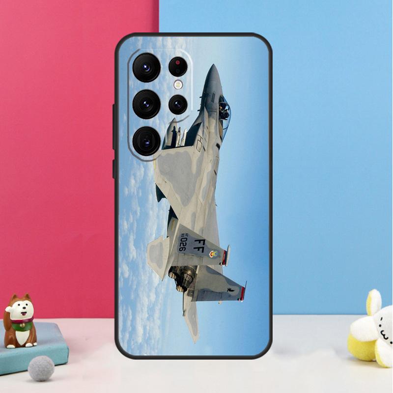 Fighting Plane Aircraft Case For Samsung Galaxy S23 S24 Ultra S20 S21 FE Note 10 20 Ultra S8 S9 S10 S22 Plus Cover