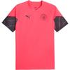 Футболка Manchester City Pro Training Shirt 2023-24 Color Block, удобная, повседневная, с коротким рукавом, мужская, розовая 772877-17