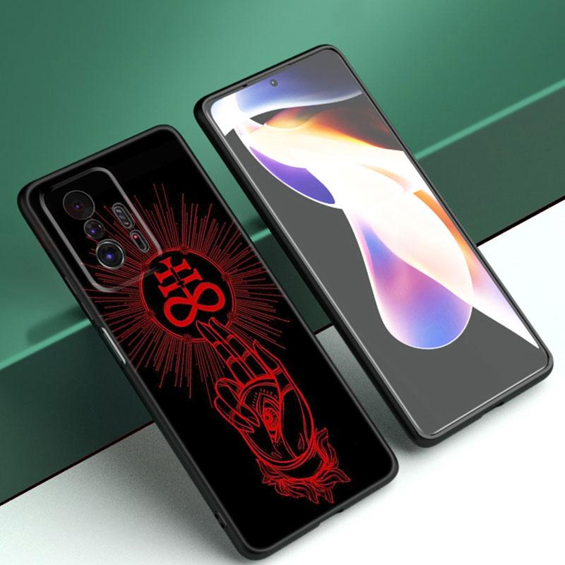 Демонический Сатанинский Страшный Череп Чехол для Телефона Для Xiaomi Mi A2 8 9 SE Note 10 10T 11 12 Lite 9T 11T 12S 12T Pro A3 6X 12X Черная Крышка