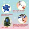 10 Pcs Christmas Metal Elastic Flower Spring Clips Mini Clips Stainless Lightweight Reusable No Deformation