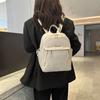1PC Women Fashion Casual Daypacks Large Capacity Solid Color Backpacks Travel Double Shoulder Bag