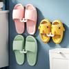 U-Shaped Slipper Rack Wall Mounted Punch Free Toilet Drainage Storage Rack Bathroom Wall Storage Sandal Rack