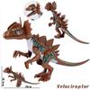 Jurassic World 2 Brutal Raptor Building Blocks Dinosaur Bricks Tyrannosaurus Indominus I-Rex Assemble Dino Kids Toys
