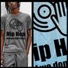 Hip Hop T-shirt Turntable Street Hustle Rap Music 90s Vinyl Rap Dj Scratch Tee