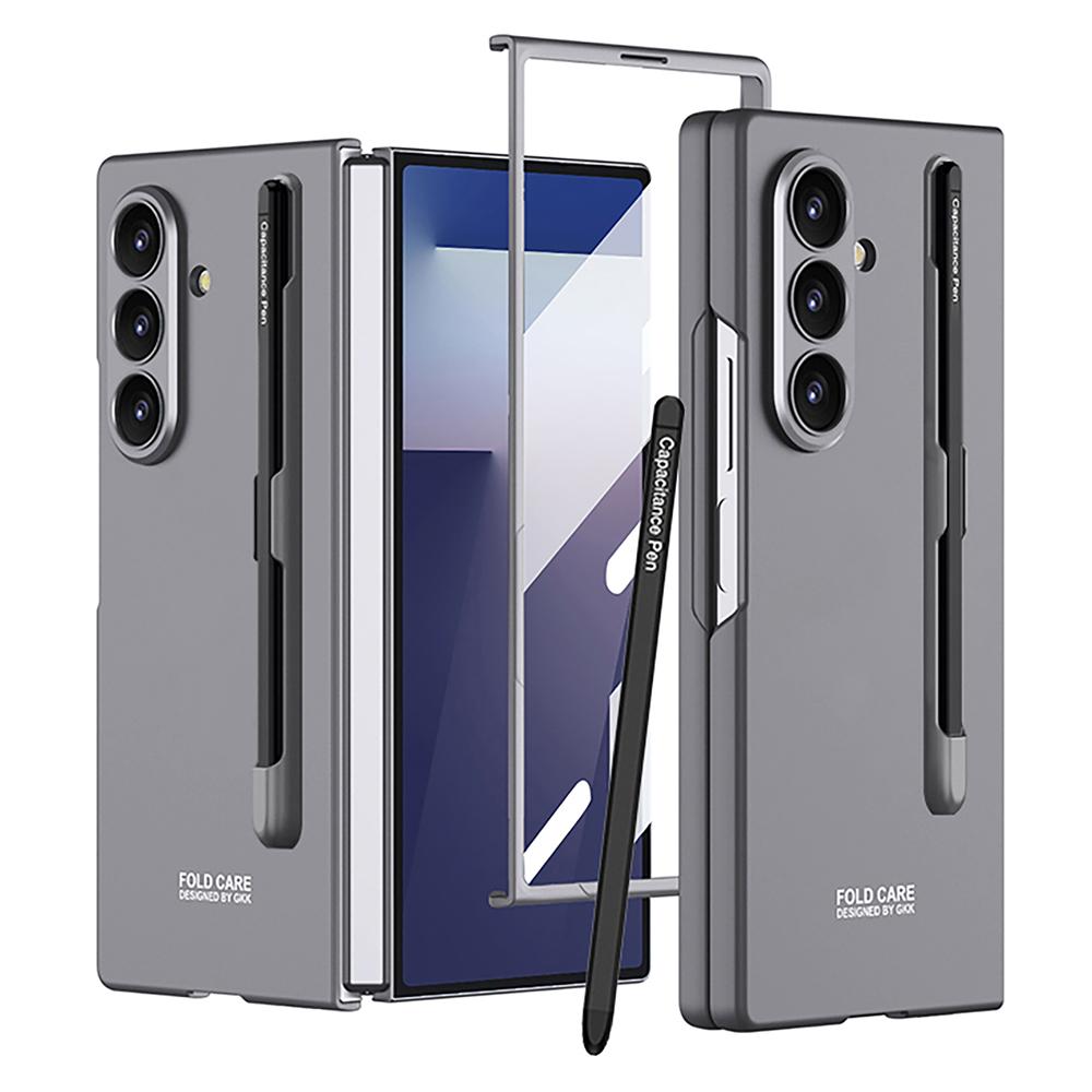 GKK For Samsung Galaxy Z Fold7 5G Case with Stylus PC+Tempered Glass Slim Phone Back Cover