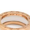 BVLGARI - Be zero one B-zero1 B-zero1 2-band ringRing ring 18K Pink Gold/ceramic #10(JP Size) Array
