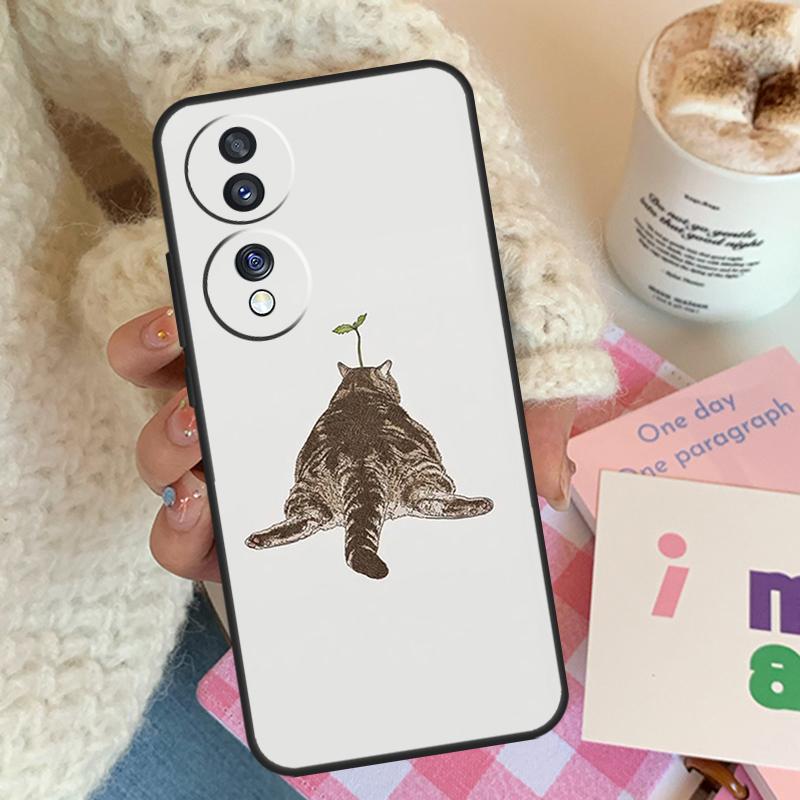 Минималистичные кошки Чехол для Honor Magic 8 7 6 Lite Для Honor 400 200 Pro 90 70 50 X8c X8b X9a X9b X9c X9d Win RT