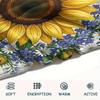 1PC Sunflower Garden Print Flannel Blanket High quality All Seasons for Home Decor Warmth and Comfort Gifts Birthday Gifts