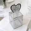 10 Pcs Gold Stamping Candy Boxes Transparent Wedding Favor Boxes Creative Gift Boxes