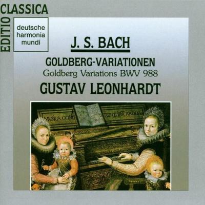 CD ИОГАНН СЕБАСТЬЯН БАХ, ГУСТАВ ЛЕОНХАРДТ - Гольдберг-вариации/Goldberg Varia GD77149 Deutsche Harmon 1990 Германия Классика Б/У