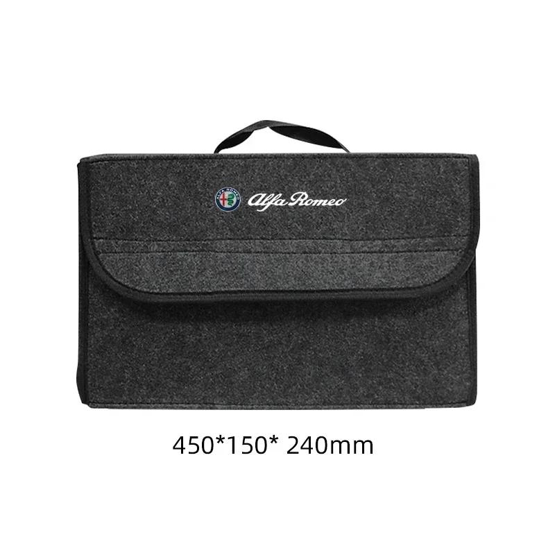 CFHMV1 Car Trunk Organizer Bag Foldable Stowing Tidying Storage Box For Alfa Romeo 4C 159 166 Spider Giulia Giulietta 156 Mito 8C GT