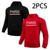 2 in 1 Hoodie for Man Paris Print Autumn Winter Daily Casual Sport Jogging Sweatshirt Home Outdoor Comfort Warm Fashion Pullover