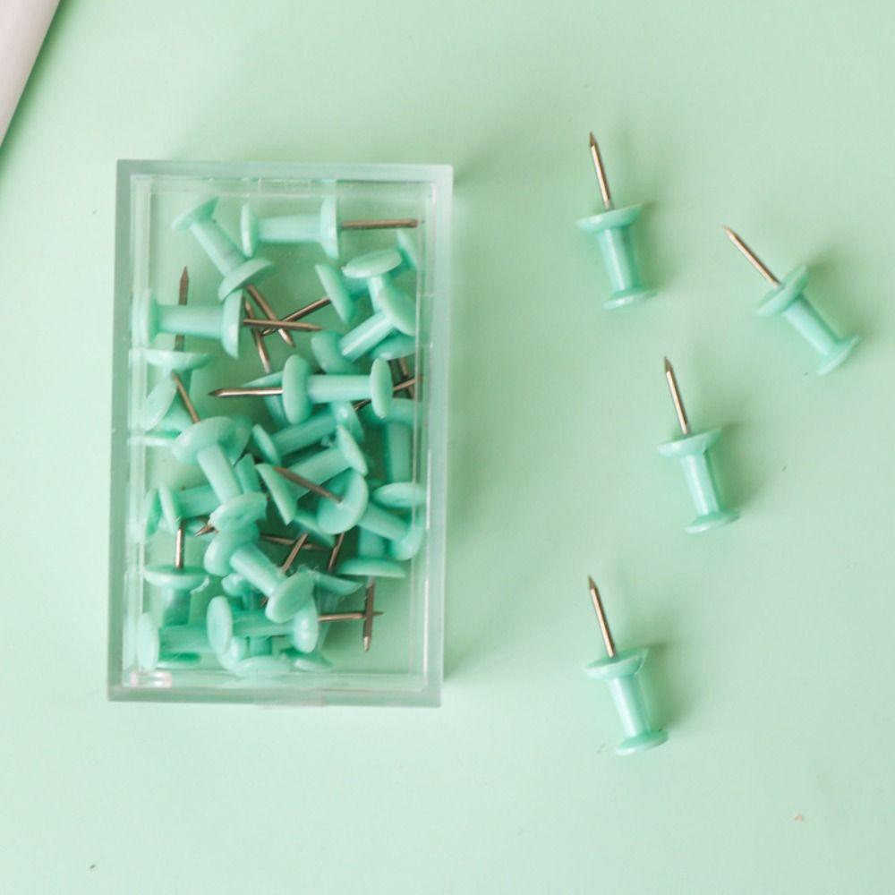 Colorful Thumbtack Board Pins Metal Pushpin Office Binding Supplies Photo Wall Studs Photo Wall