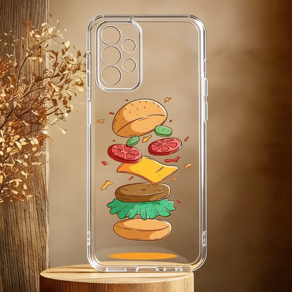Чехол для телефона B-Bob's B-Burgers-RS для Samsung Galaxy A71, A70, A52, A51, A40, A30 Прозрачная крышка