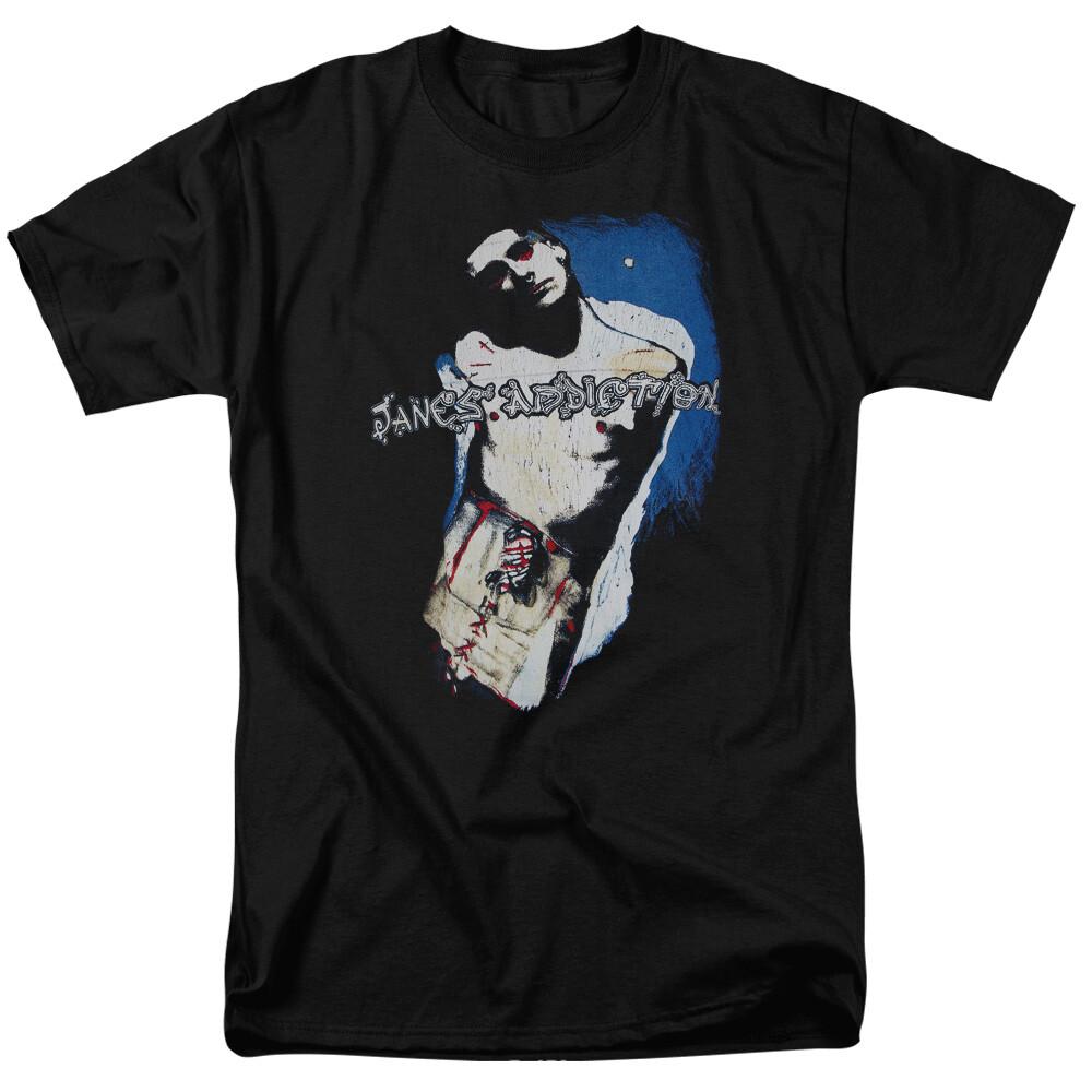 Jane's Addicition Perry T Shirt Licensed Rock N Roll Music Band Tee Black