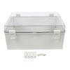Junction Box ABS Plastic Waterproof Dustproof Hinged Shell Outdoor Universal Project Enclosure with
