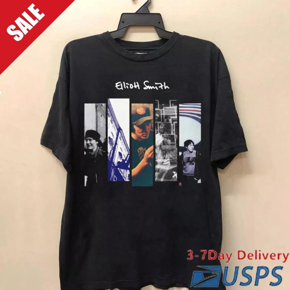 Rare ElliottSmith shirt Black Men S5XL Tee 1HN1104 Unisex T-Shirt
