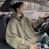 Men's 320g Heavy Hooded Sweatshirt, 2023 Casual Spring/Autumn Japanese Trendy Brand, Loose Fit Hoodie Jacket.