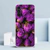 Purple Lavender Flowers Phone Case For Samsung Galaxy A17 A37 A57 A16 A15 A14 A13 A56 A55 A54 A53 A36 A35 A34 A33 A26 A25 A24 A2