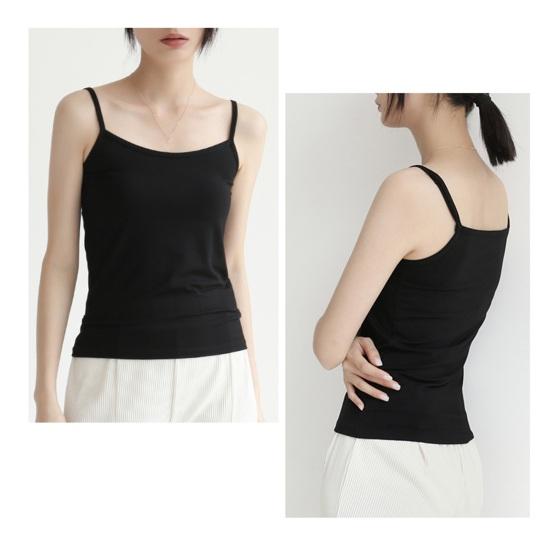 Летний жилет-слинг без рукавов, облегающий вариант, топы, однотонные, мягкие, эластичные, женские топы-майки, подчеркивающие фигуру