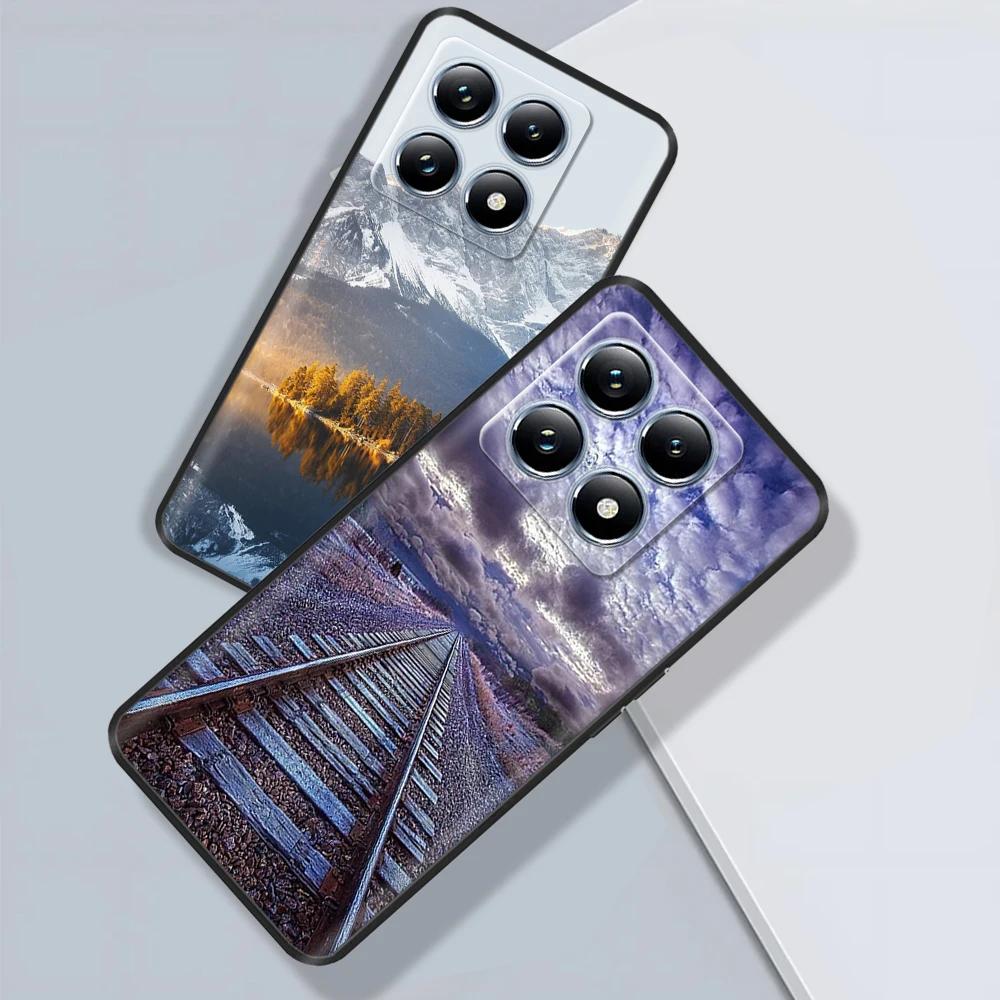 Для Xiaomi Mi 14T Pro Чехол Мягкий Жидкий Силикон Защита Задняя Крышка для Xiaomi 14T Pro Mi14T 5G Чехлы Расписные Мультяшные Фундас