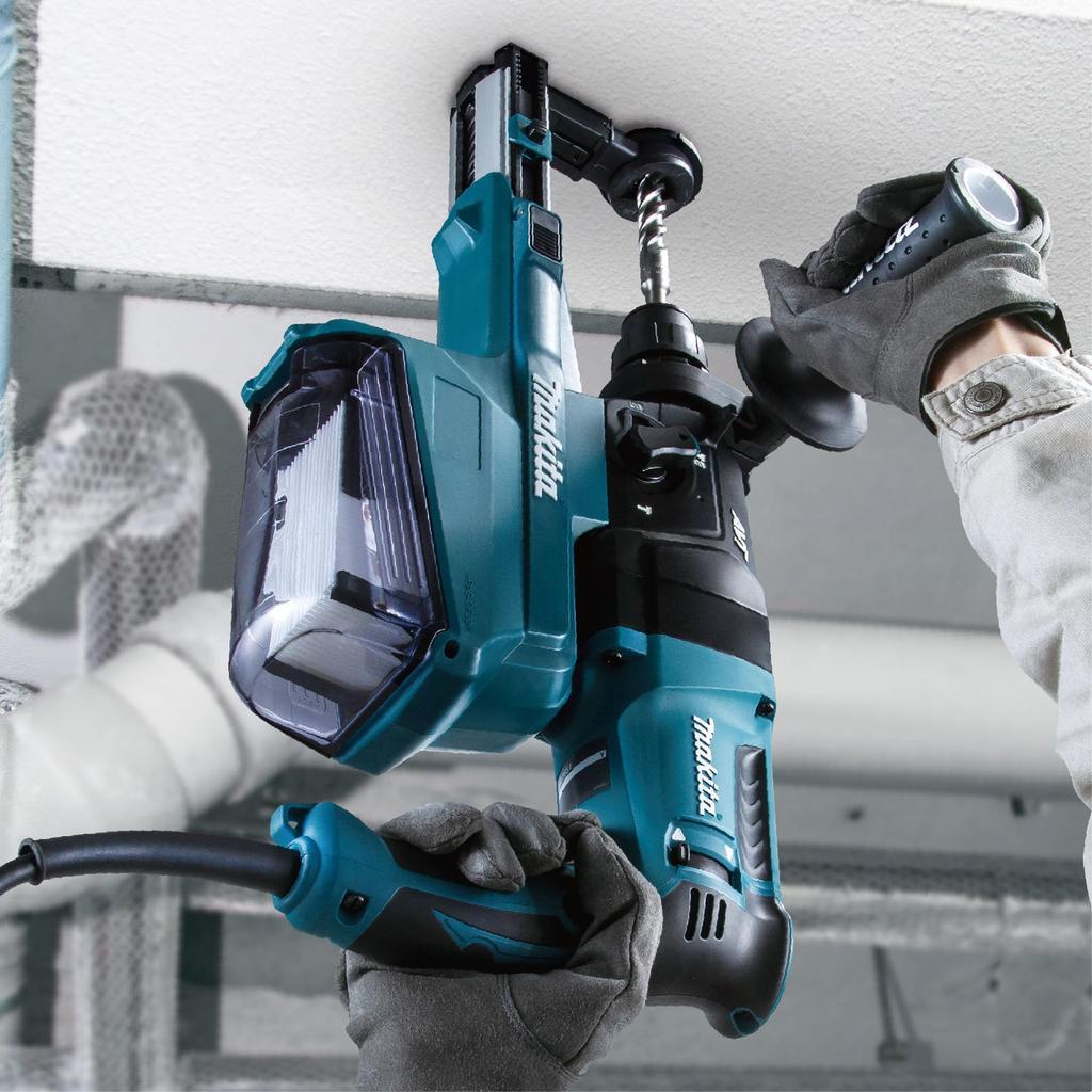 Дрель-перфоратор Makita 26 мм с пылеудалением HR2651