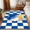 Hoffen-heim Crest Rug for Living Room, Game Rooms, Office, Bedroom, Office Floor Mat Playful Design, fan gifts Christmas decor