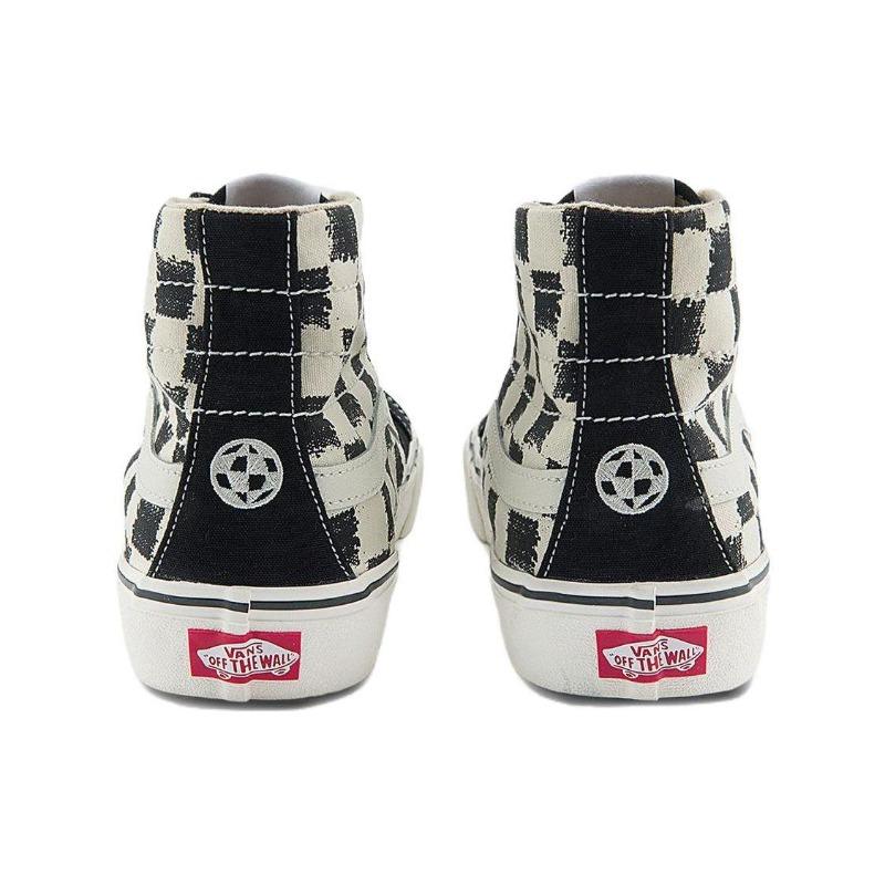 Vans SK8 Высокие Унисекс Кеды Черно-Белая Шахматная Доска VN0A4BX6KIG