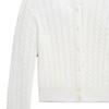 Polo Ralph Lauren SS24 однотонный хлопковый свитер с круглым вырезом и длинными рукавами, детский свитер, выбеленный, белый CWPOSWEG6820435-100