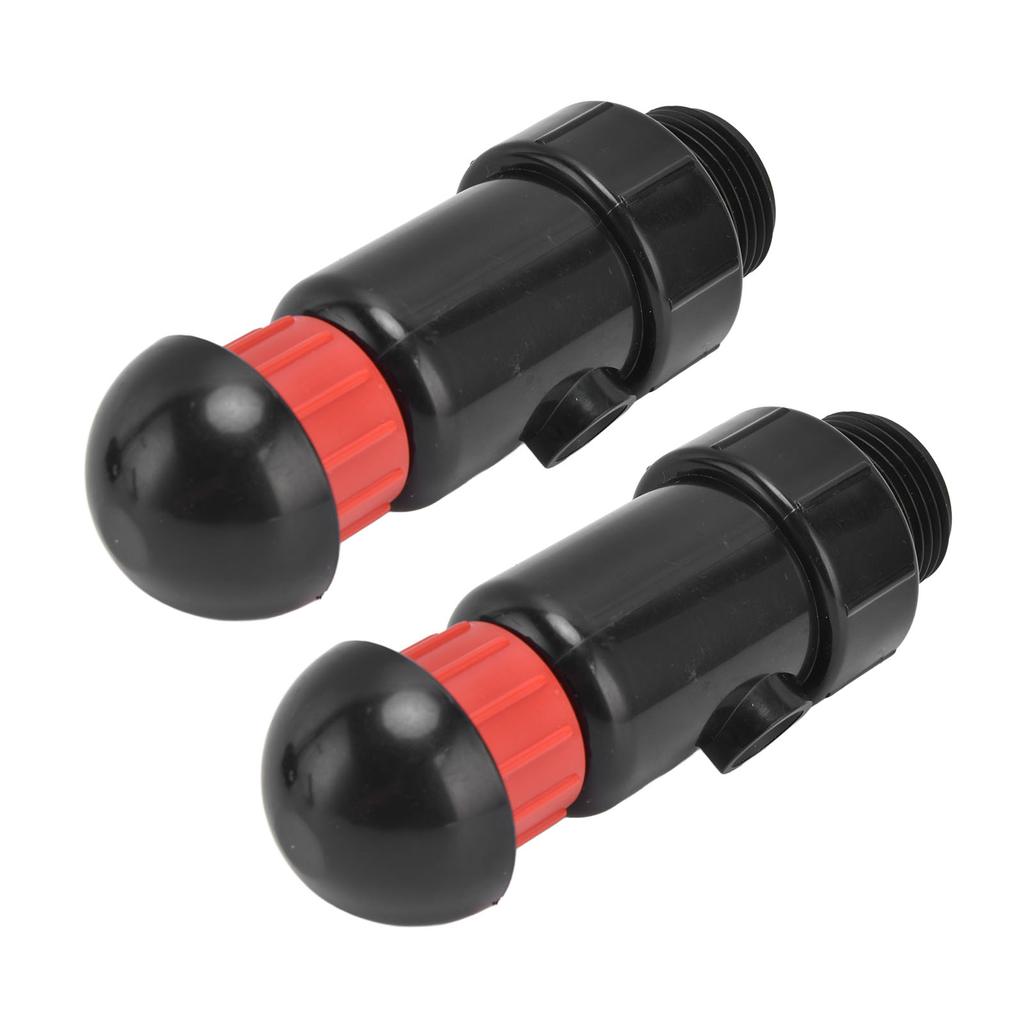 2 шт. Ирригационный выпускной клапан Наружная резьба G3/4 Простое использование Хорошая герметизация Автоматический впускной клапан