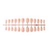 Golden Starry French Cat-Eye Almond False Nails 24 Pieces Elegant Design for Women