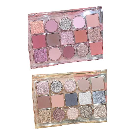 20 г модные тени для макияжа, легко окрашиваемые косметические средства с блестками, 15 цветов, матовые глянцевые тени для макияжа, женские поставки