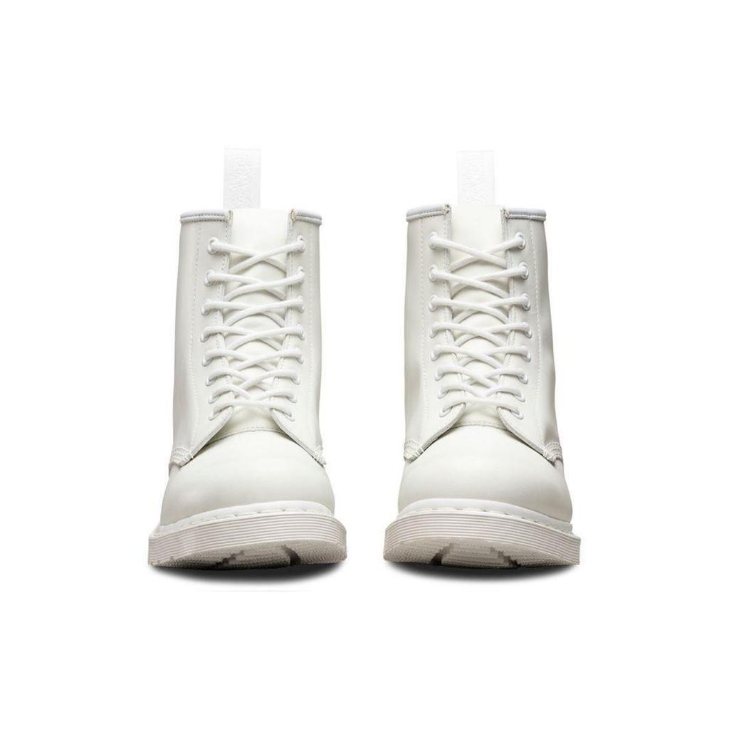 Доктор. Martens 1460 Mono Белые Унисекс Кроссовки из Гладкой Кожи 14357100