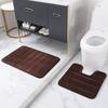 Набор ковриков для ванной из 3 предметов, коврик для ванной, водопоглощающий, нескользящий, толстый, можно стирать в машине