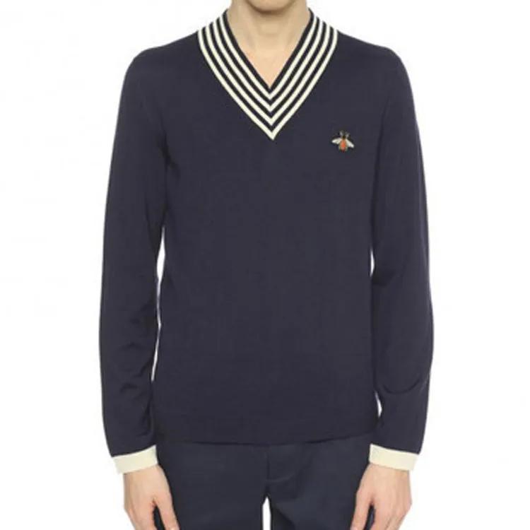GUCCI Sweaters Men's V-neck Moderate (Unisex) Sweaters 496442 X9I00 1831