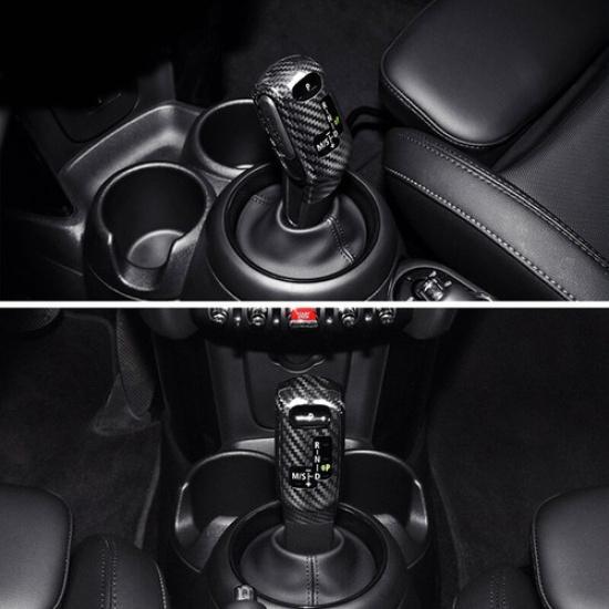 Carbon Fiber Gear Shift Knob Cover For MINI Cooper F55 F56 F57 F60 - LHD