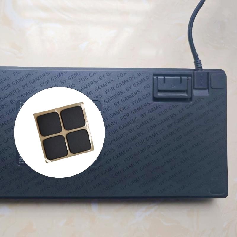 4PCS AntiSlip Keyboards Pad With High Frictions Base for Mini Long Office And Gaming Use