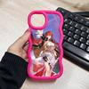 HSR Himeko Чехол для мобильного телефона из ТПУ с волнистым краем для iPhone 17 16 15 14 13 12 11 Air Pro Max Plus Цветная крышка