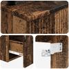 Bathroom Furniture Set 3 pcs Reclaimed Wood Engineered Wood