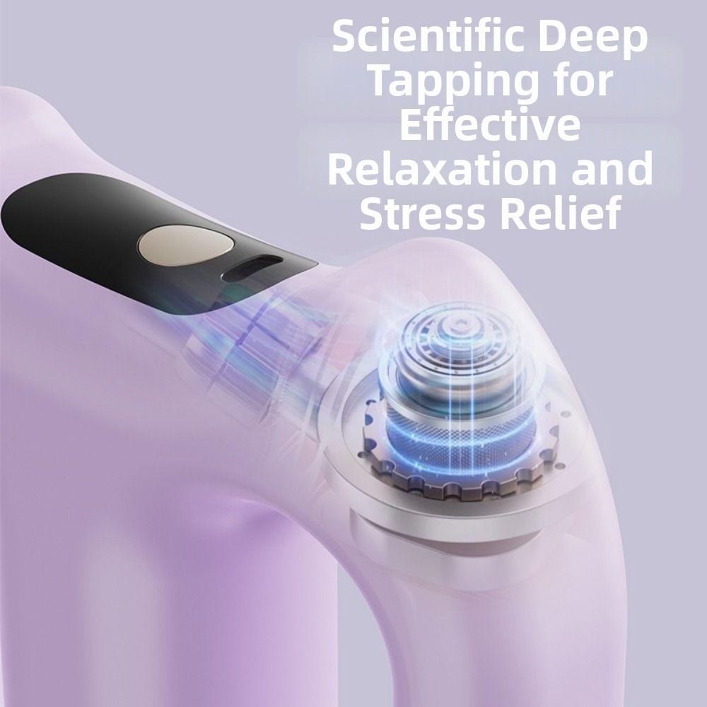 Dual-Ring Electric Fascia Ring Massager Portable Full-Body Fascia Ring Deep Tissue Massage