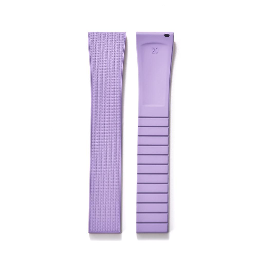 20 мм каучуковые ремешки Delugs CTS Fkm для часов с застежкой-бабочкой 4 цветов Уникальная текстура Быстросъемный ремешок для часов для брендовых часов